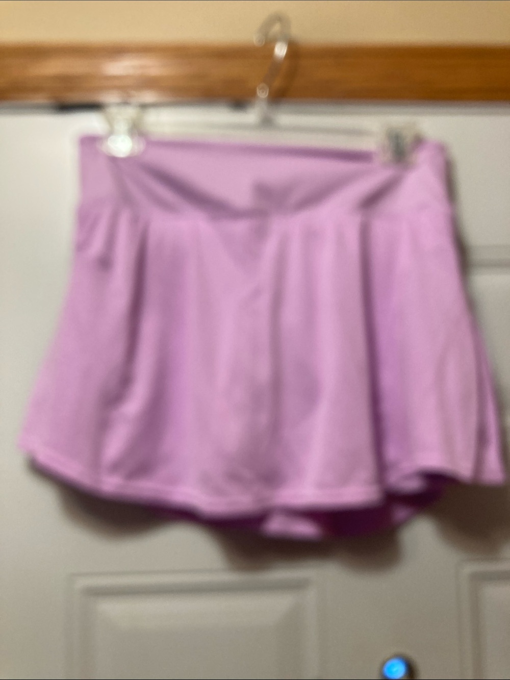 Adidas Lilac Athletic Skirt with Built-in Shorts S